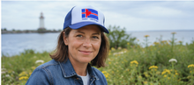 Load image into Gallery viewer, Vestur Íslendingur Icelandic Heritage Trucker Hat | Gimli Manitoba