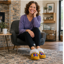 Load image into Gallery viewer, Handmade Icelandic Heritage Slippers | Made in Manitoba