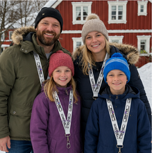 Load image into Gallery viewer, Icelandic Heritage Lanyard | Hnausa, Hnausa Store &amp; Vestur