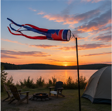 Load image into Gallery viewer, Icelandic People of Canada Windsock | Gimli Heritage Decor