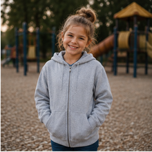 Load image into Gallery viewer, Grey or Black Vestur DNA Zip Up Hoodie | Icelandic Heritage