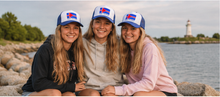 Load image into Gallery viewer, Vestur Íslendingur Icelandic Heritage Trucker Hat | Gimli Manitoba