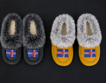 Load image into Gallery viewer, Handmade Icelandic Heritage Slippers | Made in Manitoba