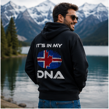 Load image into Gallery viewer, Grey or Black Vestur DNA Zip Up Hoodie | Icelandic Heritage