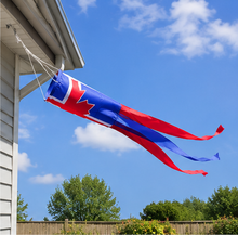 Load image into Gallery viewer, Icelandic People of Canada Windsock | Gimli Heritage Decor