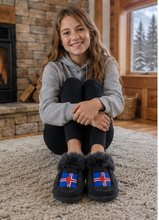 Load image into Gallery viewer, Handmade Icelandic Heritage Slippers | Made in Manitoba