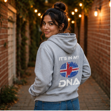 Load image into Gallery viewer, Grey or Black Vestur DNA Zip Up Hoodie | Icelandic Heritage