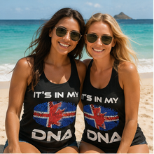 Load image into Gallery viewer, Women's Icelandic DNA Racerback Tank Top | Icelandic Heritage Apparel