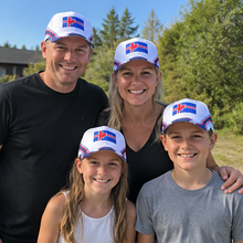 Load image into Gallery viewer, Vestur Íslendingur Icelandic Canadian Heritage Adjustable Cap