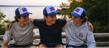 Load image into Gallery viewer, Vestur Íslendingur Icelandic Heritage Trucker Hat | Gimli Manitoba