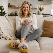 Load image into Gallery viewer, Handmade Icelandic Heritage Slippers | Made in Manitoba