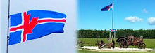 Load image into Gallery viewer, Icelandic Canadian Flag 36" x 60" | Canadian Made Heritage Pole Flag