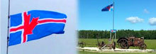 Load image into Gallery viewer, Icelandic Canadian Flag 36" x 60" | Canadian Made Heritage Pole Flag