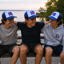 Load image into Gallery viewer, Vestur Íslendingur Icelandic Heritage Trucker Hat | Gimli Manitoba