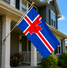 Load image into Gallery viewer, Icelandic Canadian Flag 36" x 60" | Canadian Made Heritage Pole Flag