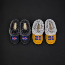 Load image into Gallery viewer, Handmade Icelandic Heritage Slippers | Made in Manitoba
