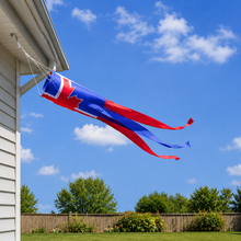Load image into Gallery viewer, Icelandic People of Canada Windsock | Gimli Heritage Decor